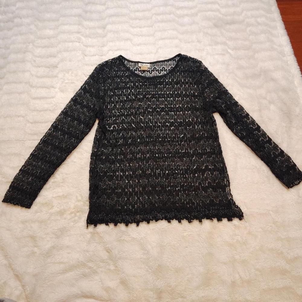 Vintage Moine Knitted Long Sleeve Top